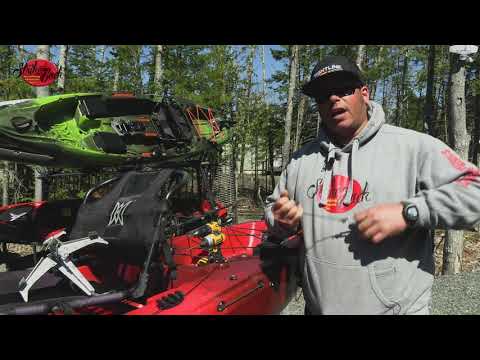 Installing our new Tightline K5 Anchor for kayak fishing