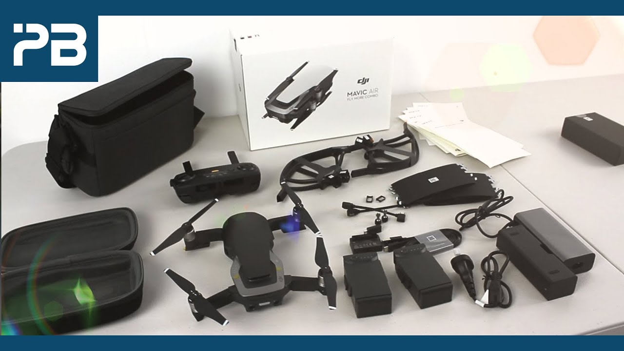 Квадрокоптер DJI Mavic Air Fly More Combo, красный