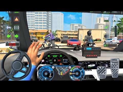 New Taxi Driver 2026 - City VIP Electric Tax Driving - Taxi Sim Evolution! Car Game Android Gameplay