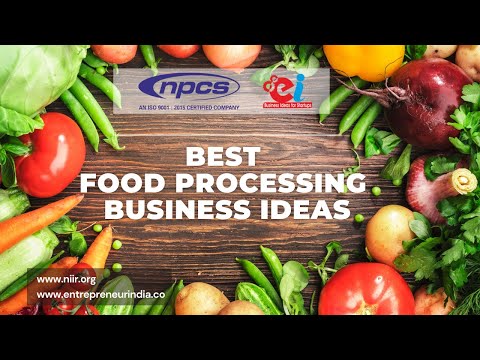 Handbook on food processing and agriculture based industries...