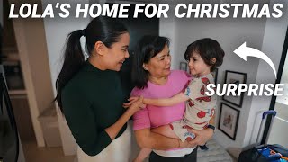 Lola Comes Home To The Philippines for Christmas....