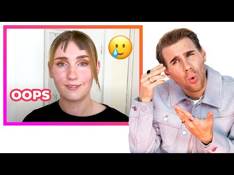 Friseurin reagiert auf misslungenen DIY-Pony-Versuch.