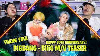 Download lagu BIGBANG - 'BiiiG' M/V TEASER   BIGBANG 20TH ANNIVERSARY | REACTION! mp3