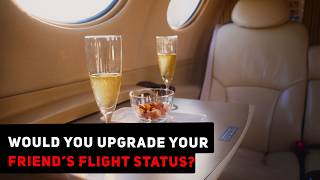 Would You Upgrade Your Friend's Flight Status To Fly With You? | Topic