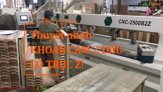 Dùng khoan laze làm mộng dương được không? Holztek CNC-2500B2Z.