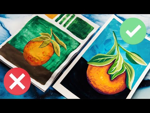 DOS & DON'TS for Gouache - BIG MISTAKES TO AVOID