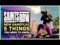 New Saints Row Gameplay - 5 Things You Need to Know