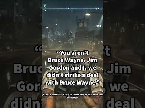 Different Two-Face dialogue in Arkham Knight #shorts
