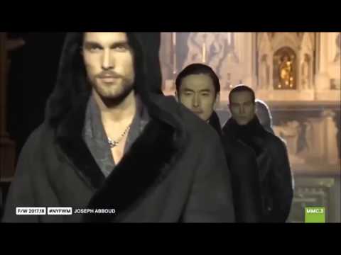 Sean O'Pry: "Joseph Abboud" Fall-Winter 2017-18 (New York Fashion Week 2017) HD