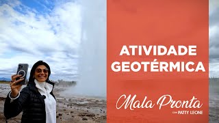 Patty Leone se diverte com jatos de água de até 100ºC na Islândia | MALA PRONTA