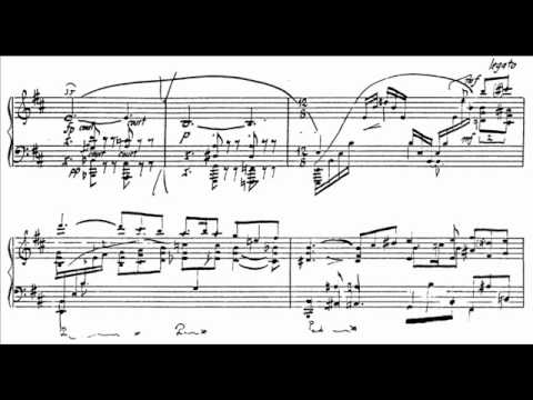 Hamelin plays Eckhardt-Gramatté - Piano Sonata No. 4 (1st mvt) Audio + Sheet music