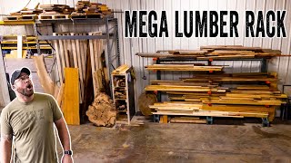 HUGE 25ft. Lumber Wall Build in the Dream Shop!