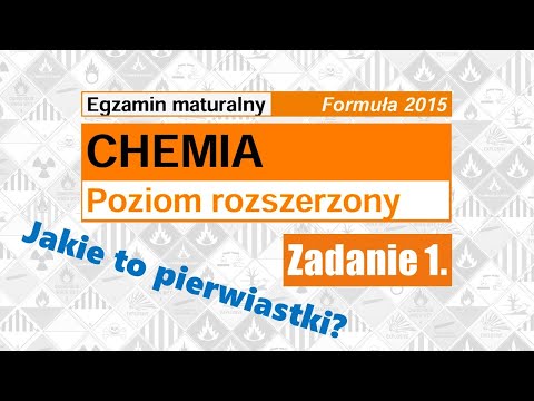 Zadanie 1. MATURA chemia 2024 (Formuła 2015)