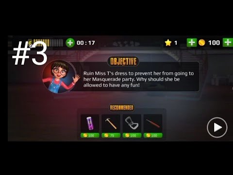 Ruin Miss T's dress to prevent her from going to her Masquerade party.