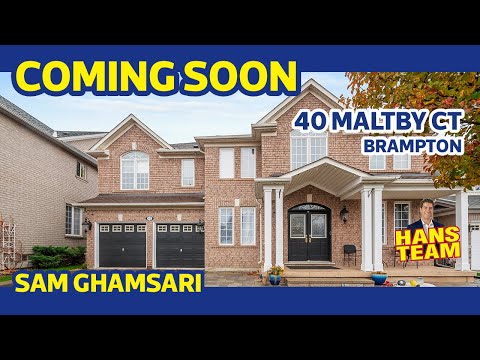 40 Maltby Ct, Brampton, ON - Coming Soon
