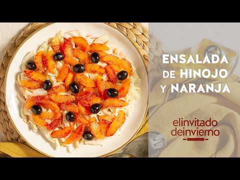 {Ensalada siciliana} de hinojo y naranja