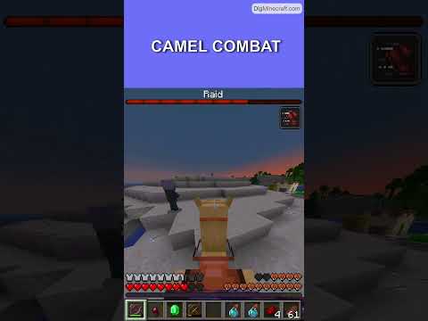 Insane Camel Battle in Minecraft! #shorts