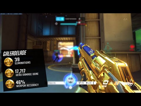 Gale Top 500 Hitscan Main Soldier 76 gameplay - Overwatch Season 34 Top 500