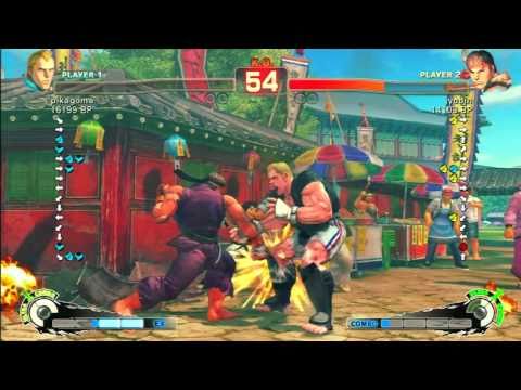 SSF4 Endless Battle  pikagoma (AB)  vs  jyobin (RY)