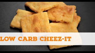 Low Carb Cheez-It Copycat Recipe - Keto Crackers (Easy To Make)