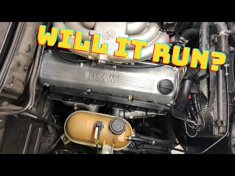 Pt. 30 BMW E30 First start in 5 years - Will it Run?
