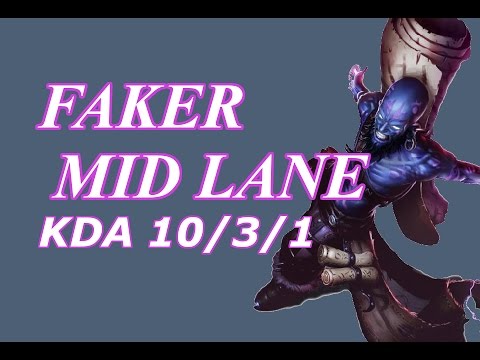 SKT T1 Faker - Ryze vs Katarina - NA LOL Solo Rank