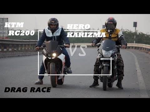 KTM RC 200 Vs Hero Karizma 225 || Drag Race || Horizon Riders