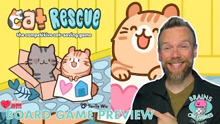 Cat Rescue Board Game Preview | Cute, Clever, and Surprisingly Strategic!