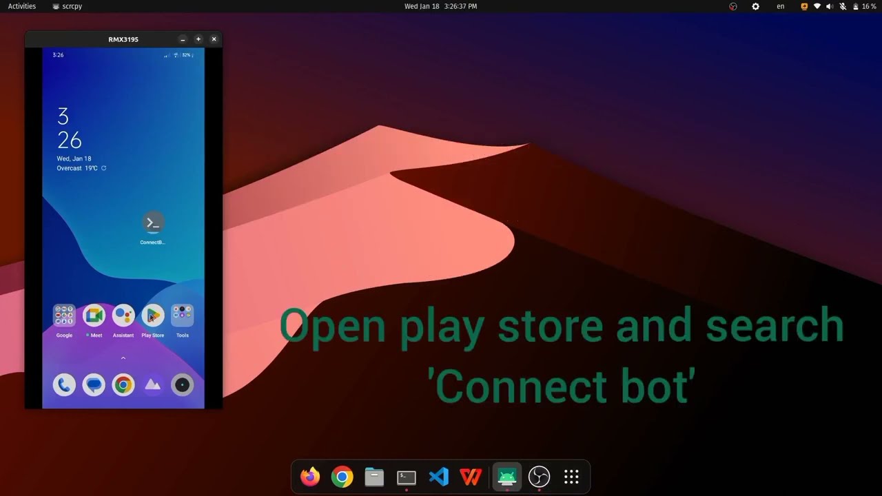 Connect Ubuntu from Android via ssh
