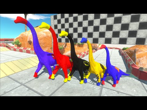 Weapons of Destruction Brachiosaurus Hunting Found Championship Race Animal Revolt Battle Simulator