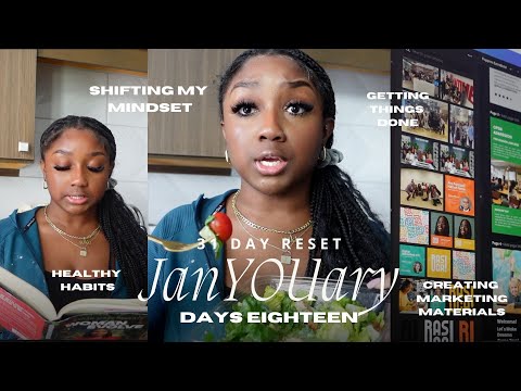 JanYOuary | REALISTIC College Day In My Life: 8AM Class, Productivity, + Shifting My Mindset