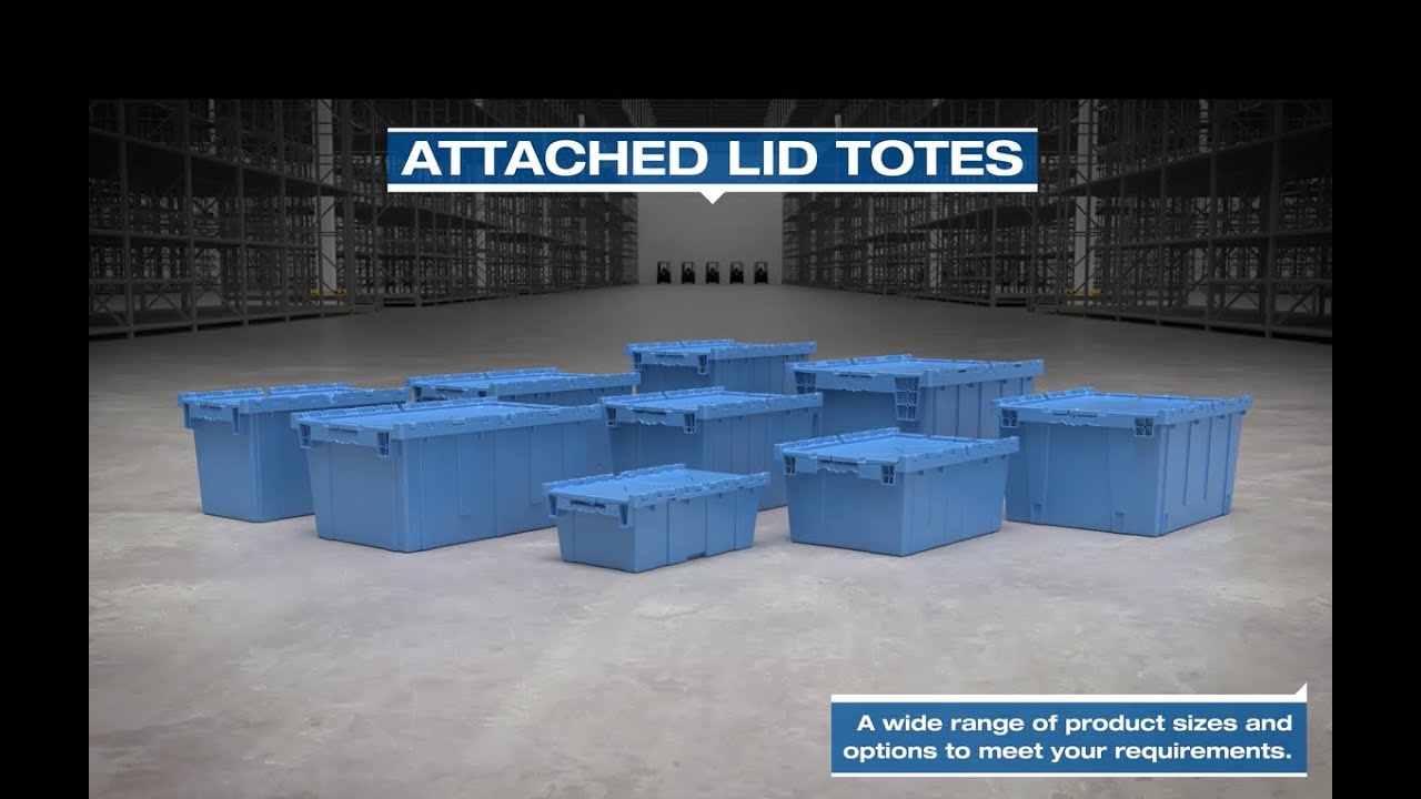 Monoflo International Attached Lid Totes