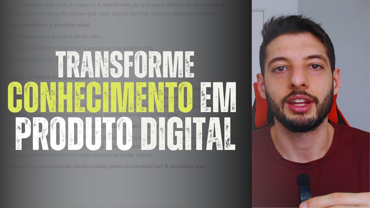 Como Transformar Seu Conhecimento em Um Produto Digital Lucrativo