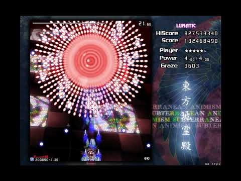 Touhou 11 SA - Lunatic No Bomb 1cc (Marisa C)