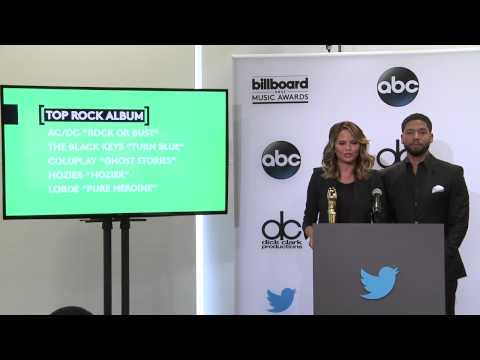 Chrissy Teigen Announces Top Rock Album Finalists - BBMA Nominations 2015