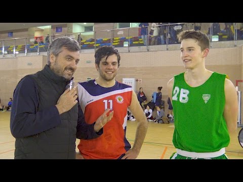 Entrevista Sergio y Pablo jugadores de Corazonistas y Maristas Chamberí. Copa Colegial 2017
