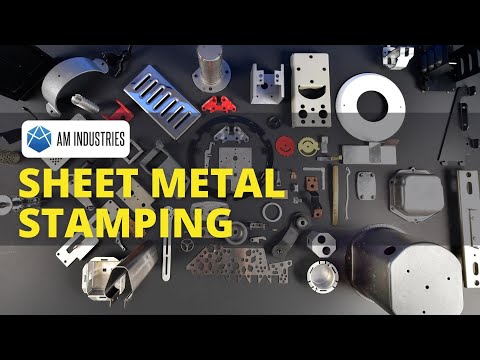 Power press sheet metal component