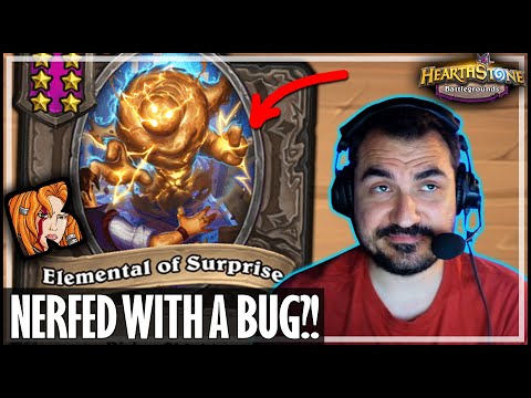 THEY NERFED THIS BUILD WITH A BUG?? - Hearthstone Battlegrounds