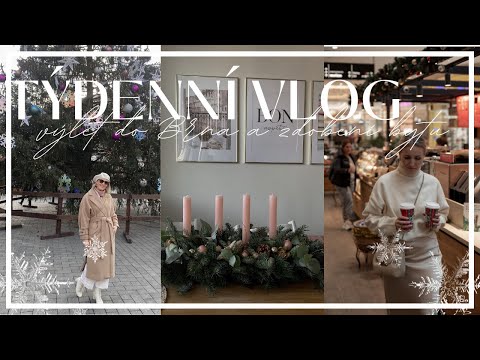 TÝDENNÍ VLOG I VÝLET DO BRNA I ZDOBENÍ I PRVNÍ ADVENTNÍ NEDĚLE