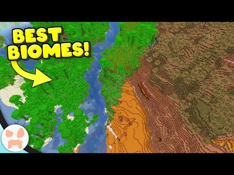 10 BEST MINECRAFT BIOMES FOR BUILDING!