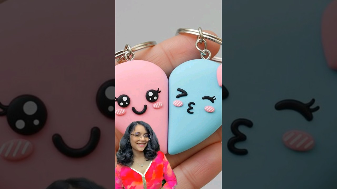 MAKE Your Own ADORABLE Clay Keychain Today! #diy