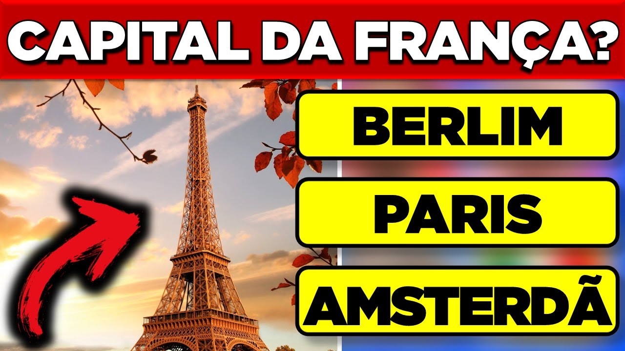 🌎 Quantas você acerta? | QUIZ COM 50 PERGUNTAS DE CONHECIMENTOS GERAIS 🤔