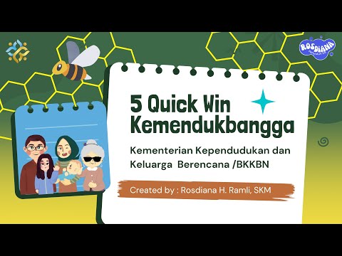 Materi 5 Quick Win Kemendukbangga - Video Animasi Kemendukbangga || Rosdiana H Ramli