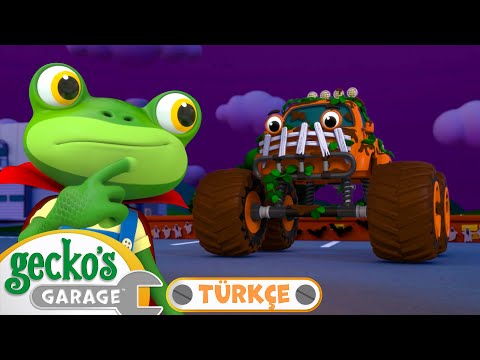 Canavar Diye Bir Şey Yok 👾 | 🐸 Gecko'nun Garajı - Çocuklar için Kamyonlar