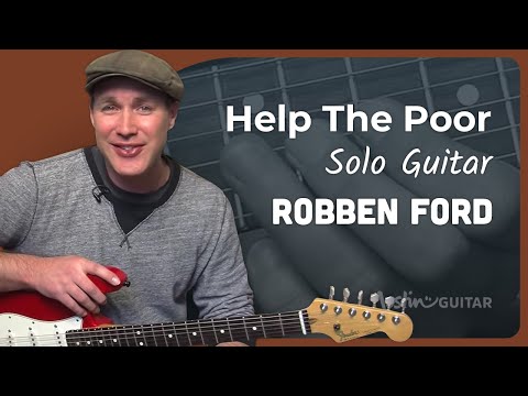 Help The Poor by Robben Ford | Solo Guitar Lesson