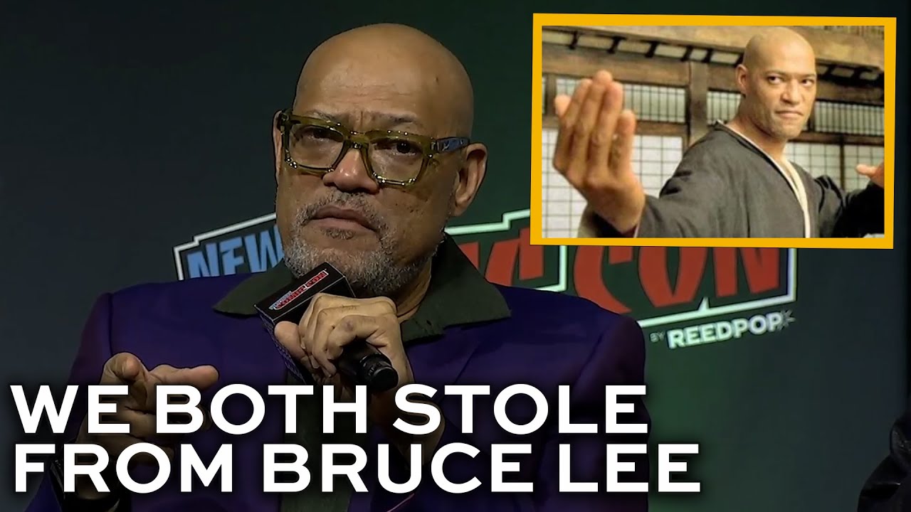 Laurence Fishburne contributed this iconic MATRIX move