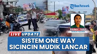 Arus Mudik: Polda Sumbar Resmikan Sistem One Way di Simpang Tiga Sicincin untuk Mudahkan Pemudik
