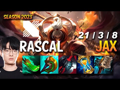 DRX Rascal JAX vs XIN ZHAO Top - KR Ranked