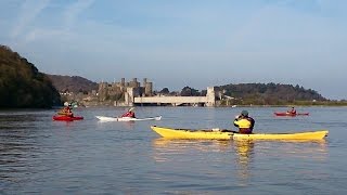 preview picture of video 'Conwy estuary paddle'