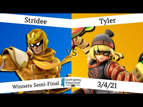 Winners Semi-Final  - Stridee (Captain Falcon) Vs. Tyler (Min  Min) - CGAEC 3/4/21